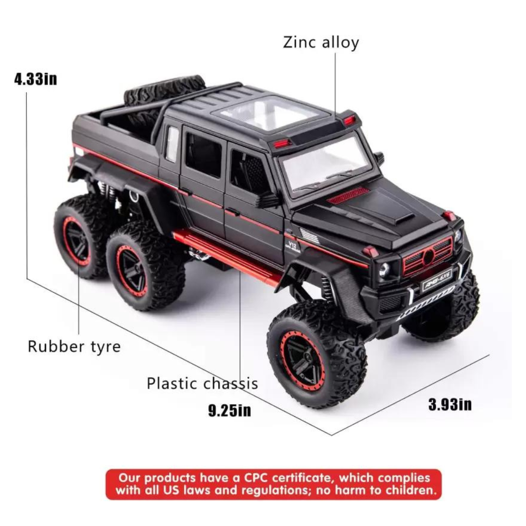 1:22 Mercedes AMG 6x6 Metal Model Diecast