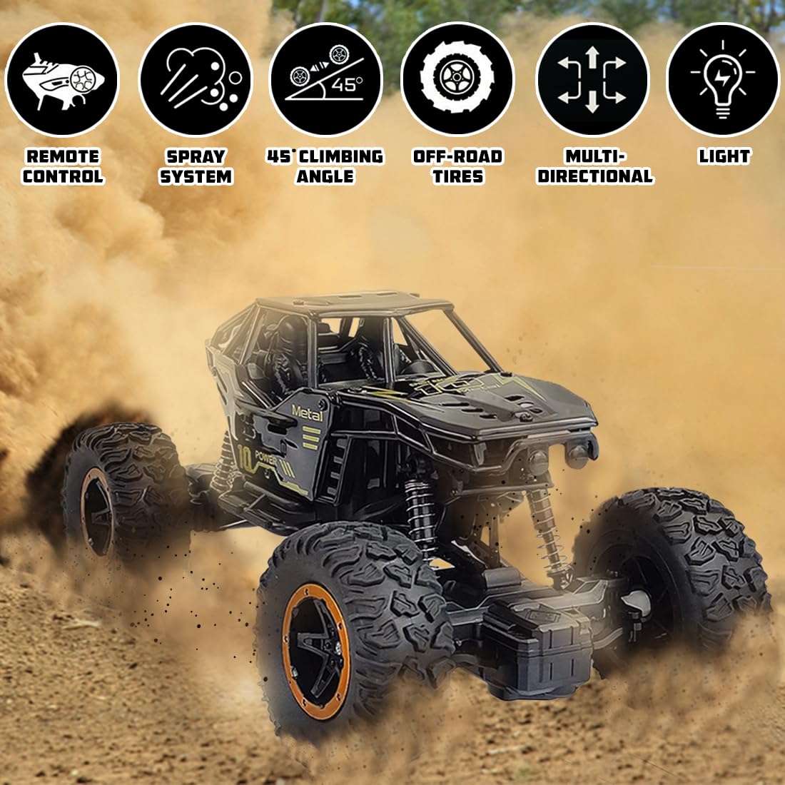 RC Monster Truck Rock Crawler - Miniator Toys