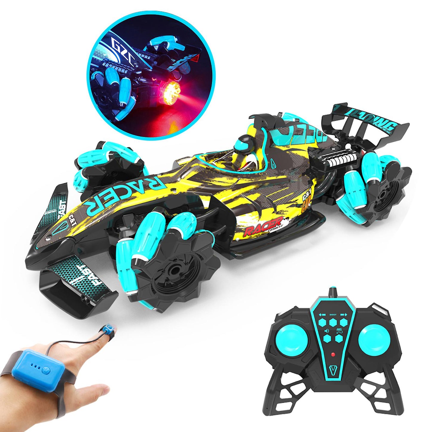 F1 Racing Car with Remote + Watch | Electric Drift