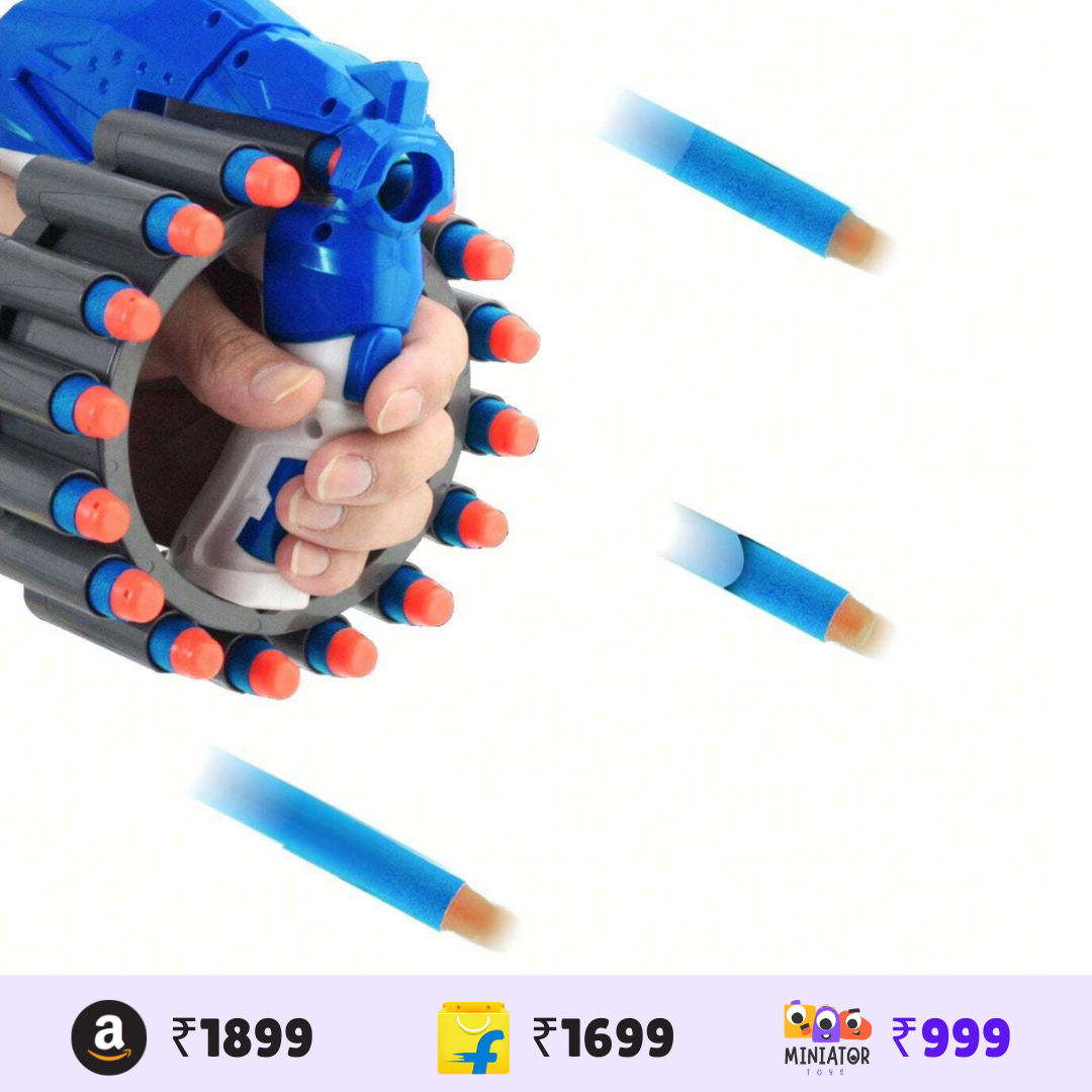 Automatic Soft Bullets Blaster Toy Gun