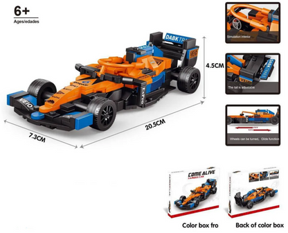 Building Blocks Formula 1 (Orange)