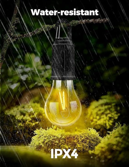 Unbreakable Hanging Clip Bulb | Emergency Lamp | USB Rechareable Bulb Light | Decorative 3 Lighting Modes Tent Lamp for Camping