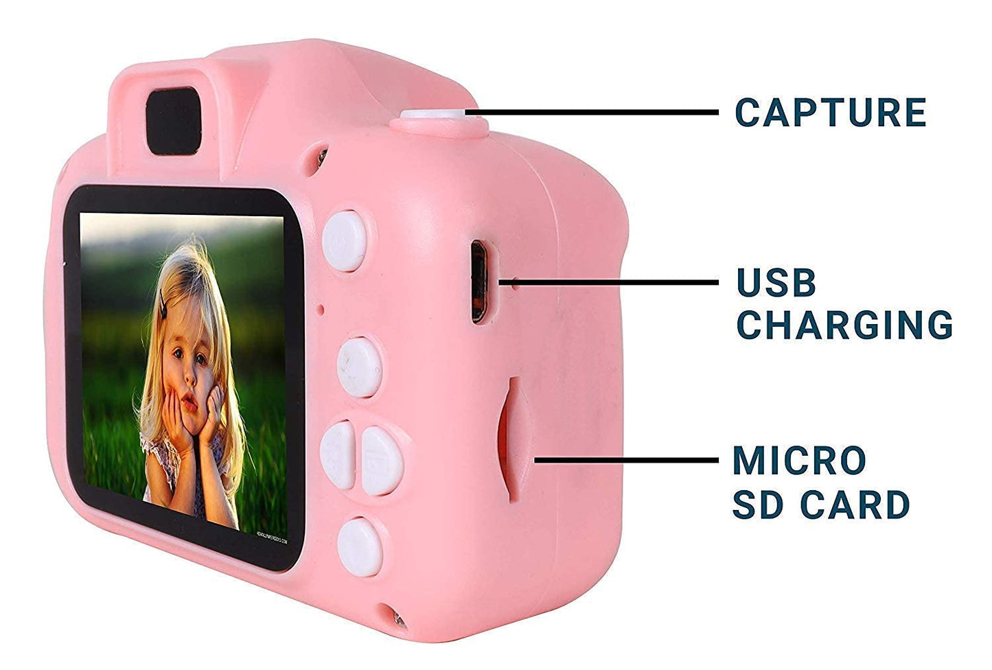 Digital Recorder Camera 800W HD 2 Inch Screen Video Front Camera Child Camera