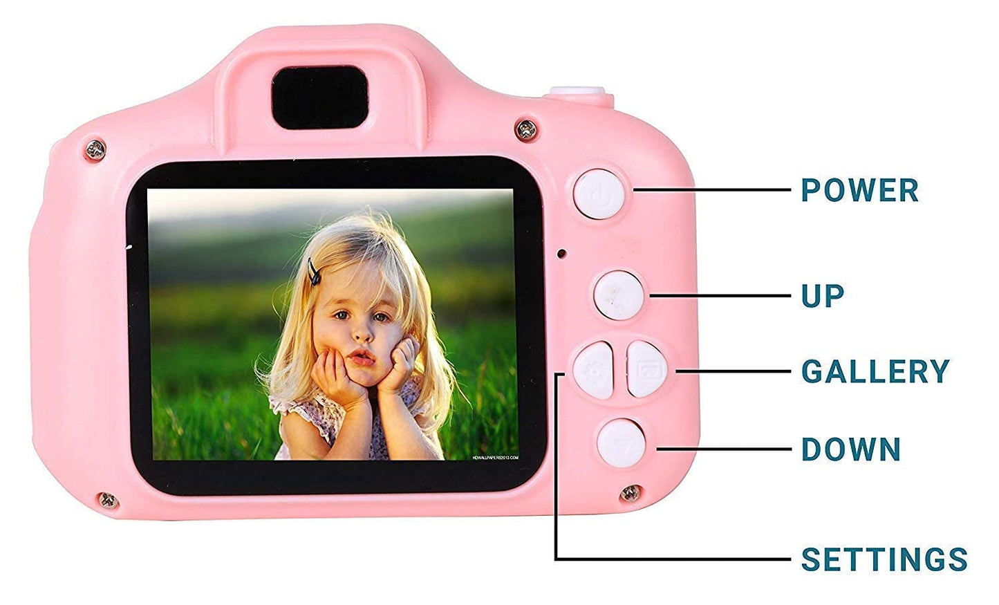 Digital Recorder Camera 800W HD 2 Inch Screen Video Front Camera Child Camera