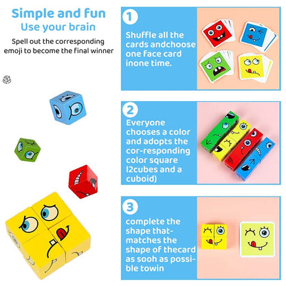 Expressions Cube Matching Block Puzzles