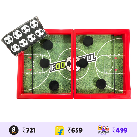 Fast Sling Football Puck Game: Tabletop Battle Ice Hockey Fun for Adults and Kids