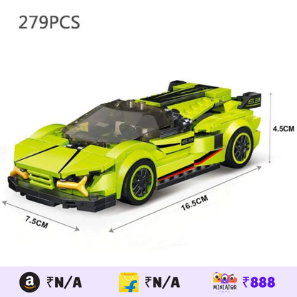 Fusion Car Model Building Blocks Brick