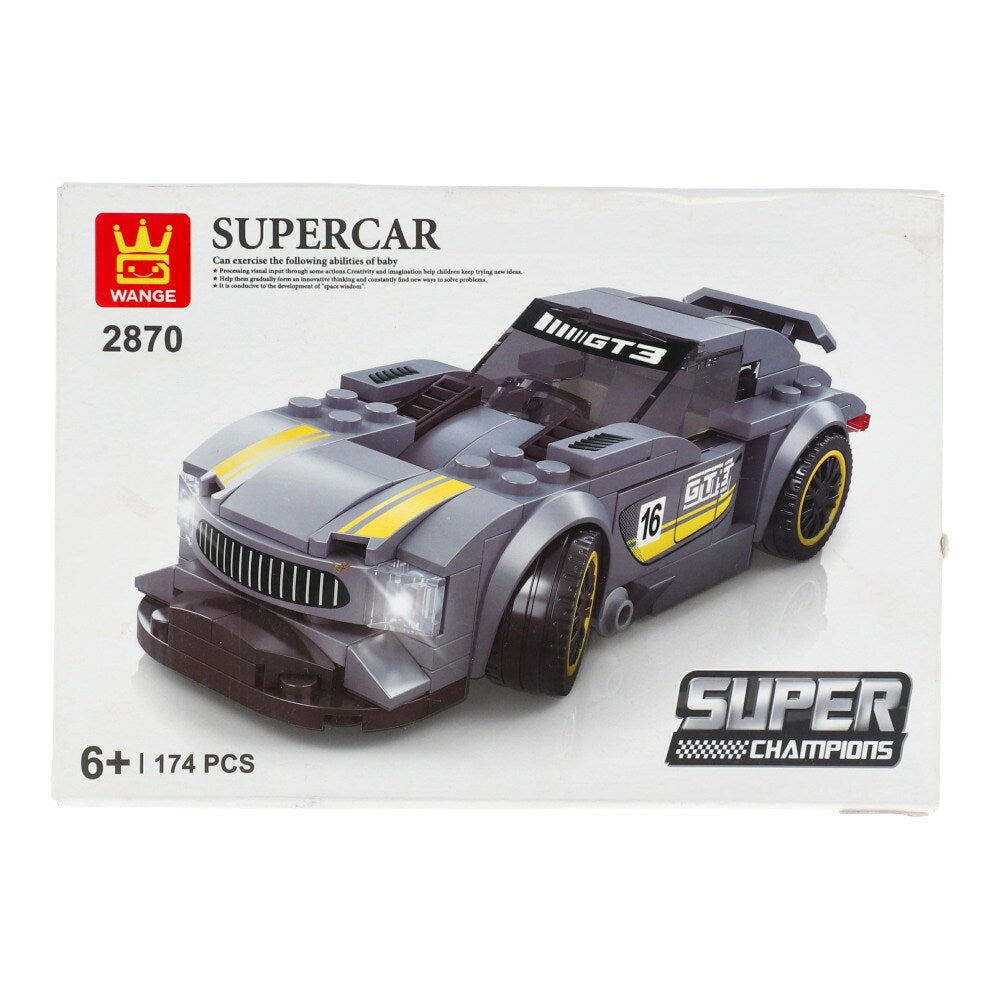 Supercar AMG GT3 Building Blocks Set 174 Pieces