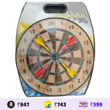 Magnetic Dart Board with 4 Darts