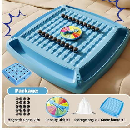 Magnetic Battle Chess Game with Rocks