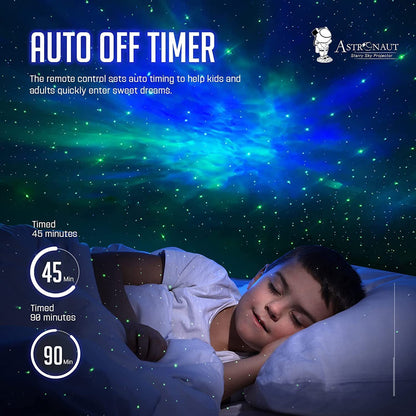 Astronaut Galaxy Projector with Remote Control - 360° Adjustable Timer